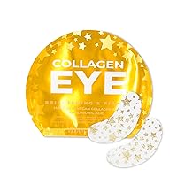 Vitamasques Vegan Collagen Eye Pads, 3-Pack - Firming & Brightening - Anti Aging Under Eyes Mask to Reduce Fine Lines, Puffiness, Wrinkles & Dark Circles - Mothers Day Gifts for Mom, Gift for Wife