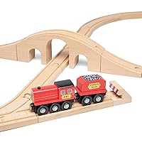 Classic Wooden Figure Eight Train Set (22 pcs)