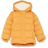 Amazon Essentials Babies, Toddlers, and Girls' Heavyweight Hooded Puffer Jacket