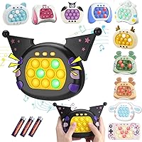 (Improved Model) Push-Pop Game, Lighting, Electric, Push-Pop Bubble, Stress Relief, Toy for Beating, Pop-it Game, Mole Swatter Game Machine, Pop Push, Killing Time, Stress Relief, Pop-it Push, Autism,