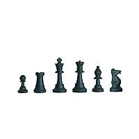 The House of Staunton Regulation Silicone (Rubber) Tournament Chess Pieces - Half Set - 3.75