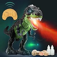 Remote Control Dinosaur Toys for Kids 3-5 5-7 8-12, Big RC Walking Robot T-Rex Dinosaur Toys,Simulated Flame Spray,Eggs Laying,Light & Roaring,Dinosaur Toys Gift for Boys Girls 3 4 5 6 7 8-12
