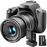 Digital Camera, 64MP&4K Cameras for Photography & Video, 40X Zoom Lens，