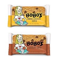Bobo's Oat Bars, Chocolate Chip and Banana Chocolate Chip Variety Pack
