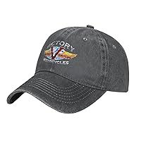 Victory Rock Motorcycles Hat Adjustable Funny Fashion for Men WomenBlack