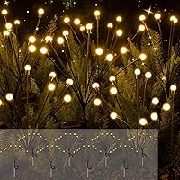 8Pack Firefly Lights Solar Outdoor, Outdoor Solar Lights for Yard Waterproof, Decorative Solar Patio Lights, Luces Solares para Jardin, Outdoor Lighting Products for Yard Garden Decorations