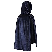 Kids Costumes Capes Cloak with Hood for Halloween Party 3-18 Years