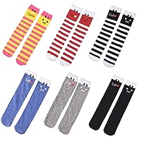 EIAY Shop Kids Cotton Socks Knee High Stockings Cute Cartoon Animals for 3-8 Year Olds