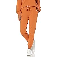 The Drop Women's Grace Supersoft Stretch Rib-Cuff Jogger