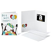 Amazon.com Gift Card in a Get Well Soon Greeting Card (Various Designs)