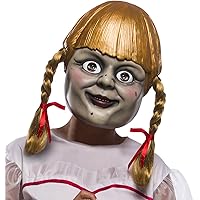 Rubie's Annabelle Comes Home Adult With Pigtails Costume Mask, As Shown, One Size US