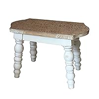 Wooden Bathroom Stool Wood Foot Stool for Adults Kids, Bedside Step Planter Stool for Kitchen
