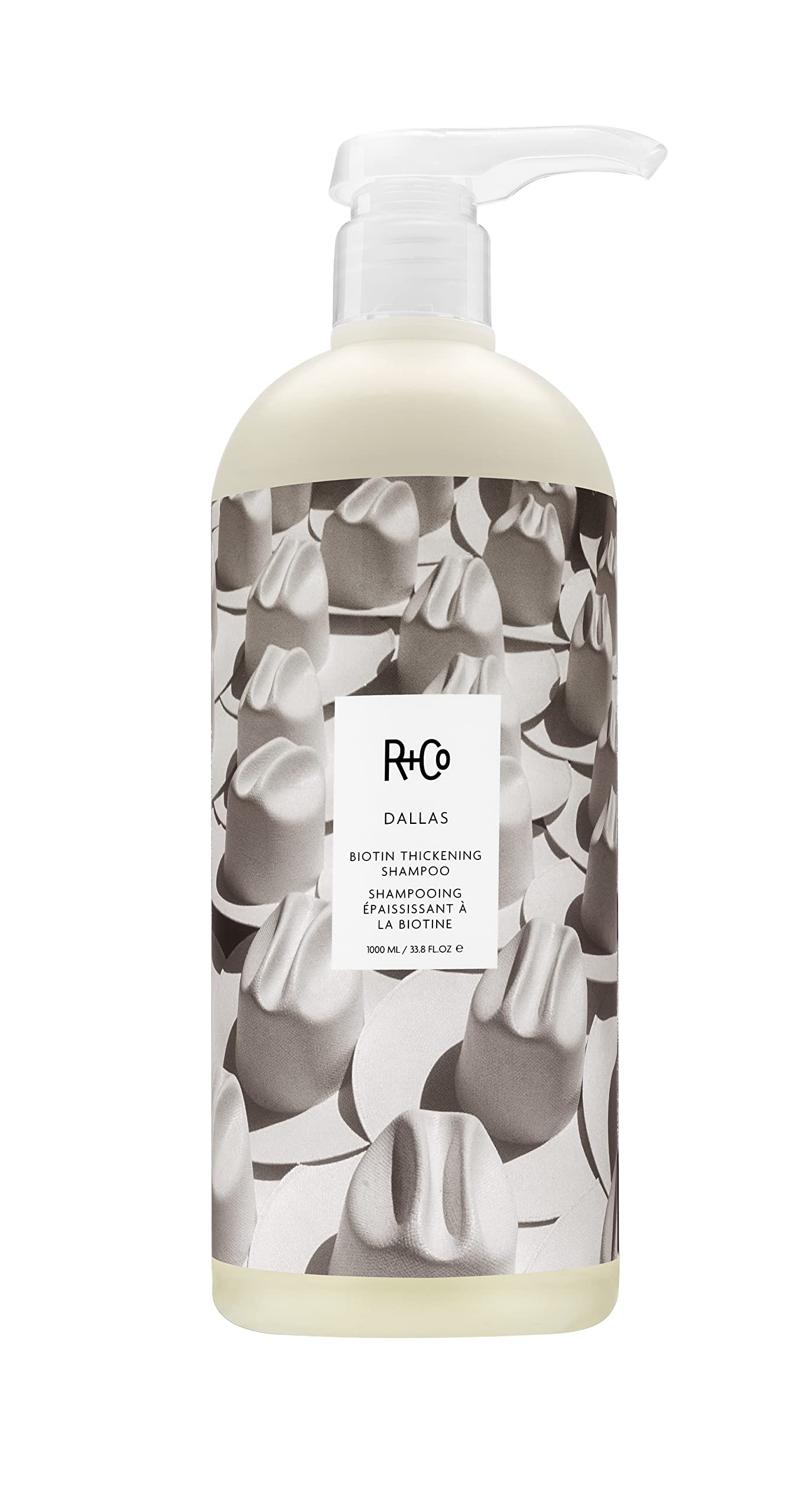 R+Co Dallas Biotin Thickening Shampoo | Thickens, Nourishes + Strengthens | Vegan + Cruelty-Free | 33.8 Oz