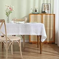 Simple&Opulence 100% Linen Tablecloth - 60