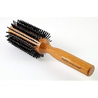 Punto Professional Hair Brush Round Head Wooden Handle 22cm Comb bristle tangle