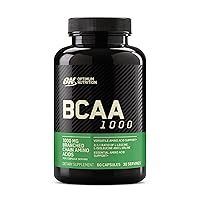 Instantized BCAA Branched Chain Essential Amino Acids Capsules, 1000mg, 200 Count