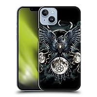 Head Case Designs Officially Licensed Sarah Richter Gothic Black Raven Animals Hard Back Case Compatible with Apple iPhone 14 Plus