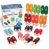 Smart Snacks Alpha Pops, 26 Pieces, Age 2+, Toys for Toddlers, Toddler Alphabet, Learning ABC, Learning Toys, Stocking Stuffers for Kids