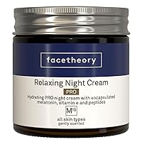 Relaxing Night Cream M10 PRO - Night Face Cream, Hydrating Night Cream, Made with Melatonin, Face Moisturizer Night, Replenish Skin, Vegan & Cruelty-Free, Made in UK | Scented | 1.7 Fl Oz