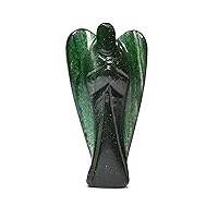 Angel Green Jade Size 2 inch Natural Healing Reiki Crystal Chakra Balancing Vastu Stone