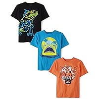The Children's Place Boys' Assorted Everyday Short Sleeve Graphic T-Shirts,multipacks
