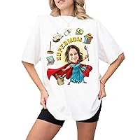 Gifts for Mom, Super Mom Upload Photo T Shirt, Personalized Photo T-Shirt, Gifts for Mom Mother from Son Daughter, Short Sleeve Tops Tee Shirt, Gifts for Mother's Day Multi