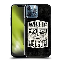 Head Case Designs Officially Licensed Willie Nelson Flying Guitar Grunge Hard Back Case Compatible with Apple iPhone 13 Pro Max