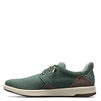 Florsheim Crossover Canvas Elastic Lace Slip-On Sneaker Green Canvas 9 W (3E)