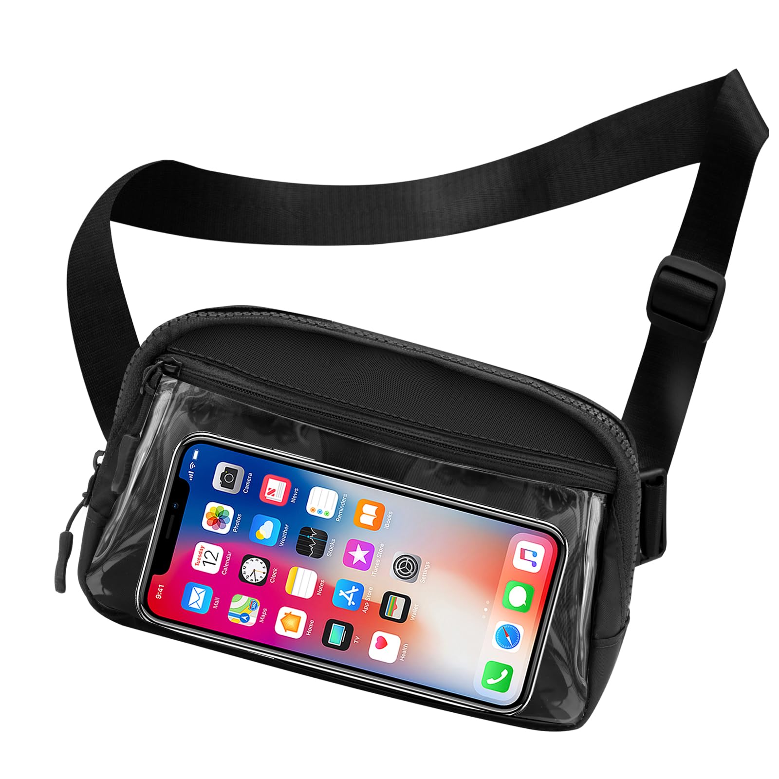 TOSTOK Fanny Packs for Women Men crossbody bags Touch Screen Running belts for phone Fashion Waist Packs with Adjustable Strap
