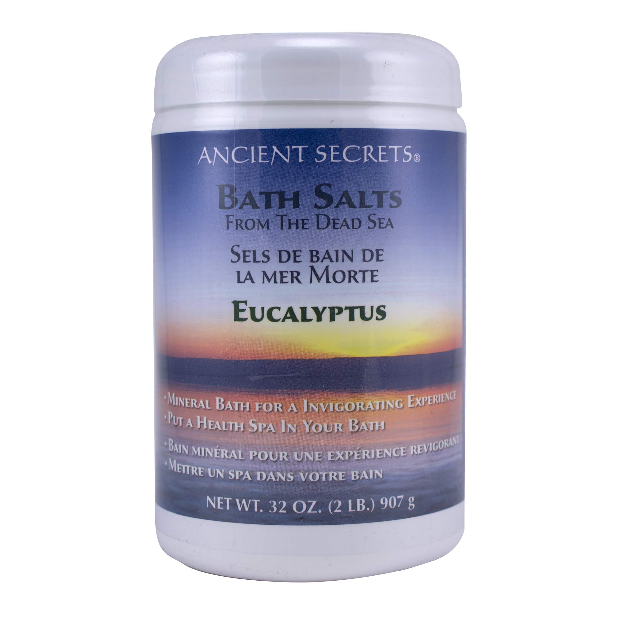 Ancient Secrets Mineral Baths, Aromatherapy Dead Sea, Eucalyptus, 32 oz (2 Lbs) 908 G