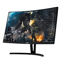 Acer Gaming Monitor 27” Curved ED273 Abidpx 1920 x 1080 144Hz Refresh Rate G-SYNC Compatible (Display Port, HDMI & DVI Ports) Black