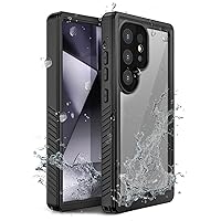 Designed for Samsung Galaxy s24 Ultra Waterproof Case, Built-in Lens & Screen Protector, 12 FT Military Grade, Full Shockproof, Dustproof, IP68 Underwater, s24 Ultra case 5G 6.8” | Black