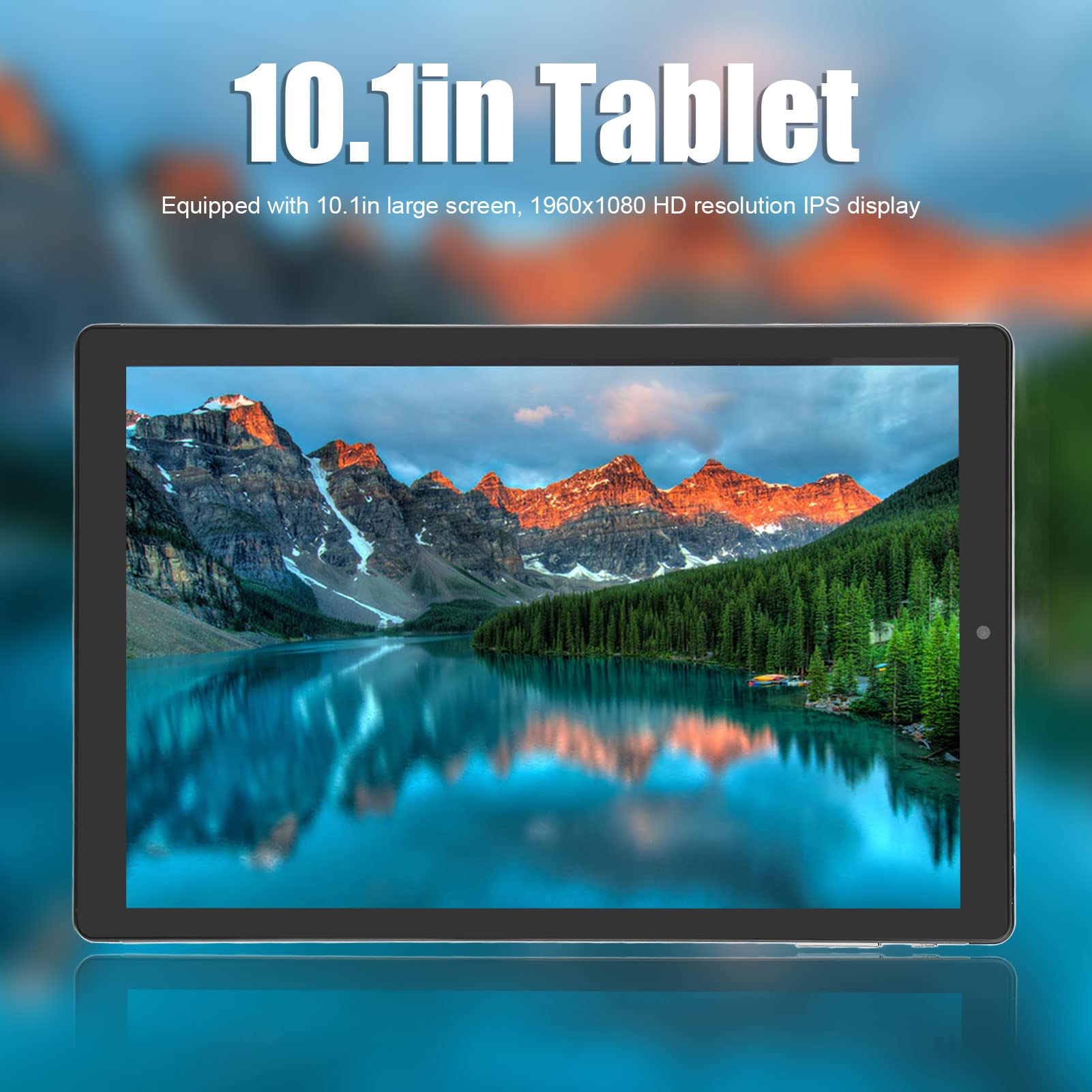 10.1 Inch Tablet for 5.1, 1960x1080 IPS HD WiFi Computer Tablet, 8 Core CPU, 1GB RAM+16GB ROM, Dual Cards Dual Standby, 4.0, Dual Speaker, 128GB Expand Support