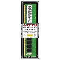 A-Tech 4GB DDR4 2133 MHz UDIMM PC4-17000 (PC4-2133P) CL15 DIMM Non-ECC Desktop RAM Memory Module