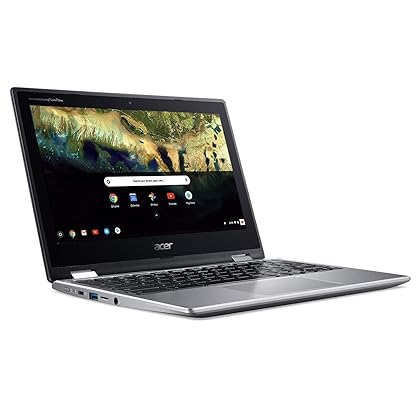 Acer Chromebook Spin 11 CP311-1H Convertible Laptop, Celeron N3350, 11.6in HD Touch, 4GB DDR4, 32GB eMMC, Google Chrome (Renewed)