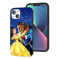 Compatible with iPhone 14 Case, Shockproof Full Body Phone Protective Case Cover for Women Men(Beauty-Romantic-Beast-Dancing-1)