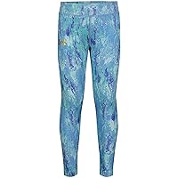 Girls' Leggings, Wordmark & Printed Designs, Lightweight, Stretch Fit and Durable