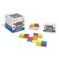Learning Resources Color Cubed Strategy Game, Brain Boosting Matching 2-6 Players, 40 Pieces, Ages 5+