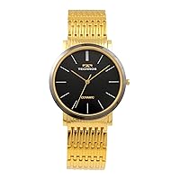 T9A22GB Men's Watch, Gold, Dial Color - Black, Watch Ceramic Bezel