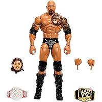 Mattel WWE Elite Action Figure WrestleMania with Accessory and Nicholas Build-A-Figure Parts, Posable Collectible for Mattel WWE Fans