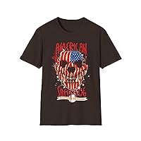 Funny American Sheepdog Patriot T-Shirt Celebrating Equality, Loyalty with USA Flag Graphic