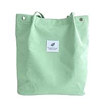 Ellames Women's Shoulder Handbags Women Corduroy Tote Bag Big Capacity with Pockets for Office School