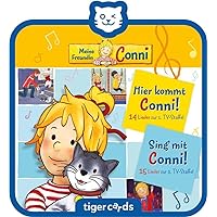 tigercard My Girlfriend Conni Sing with Beautiful Songs Stories Toddler Audio Play Gift Tiger Box Audio Book Children's Music