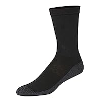 Hanes Men's Hanes Men's Socks, X-temp Cushioned Crew Socks, 12-pack