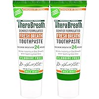 Fresh Breath Dentist Formulated Fluoride Free Toothpaste, Mild Mint, 4 Ounce (Pack of 2), Multi