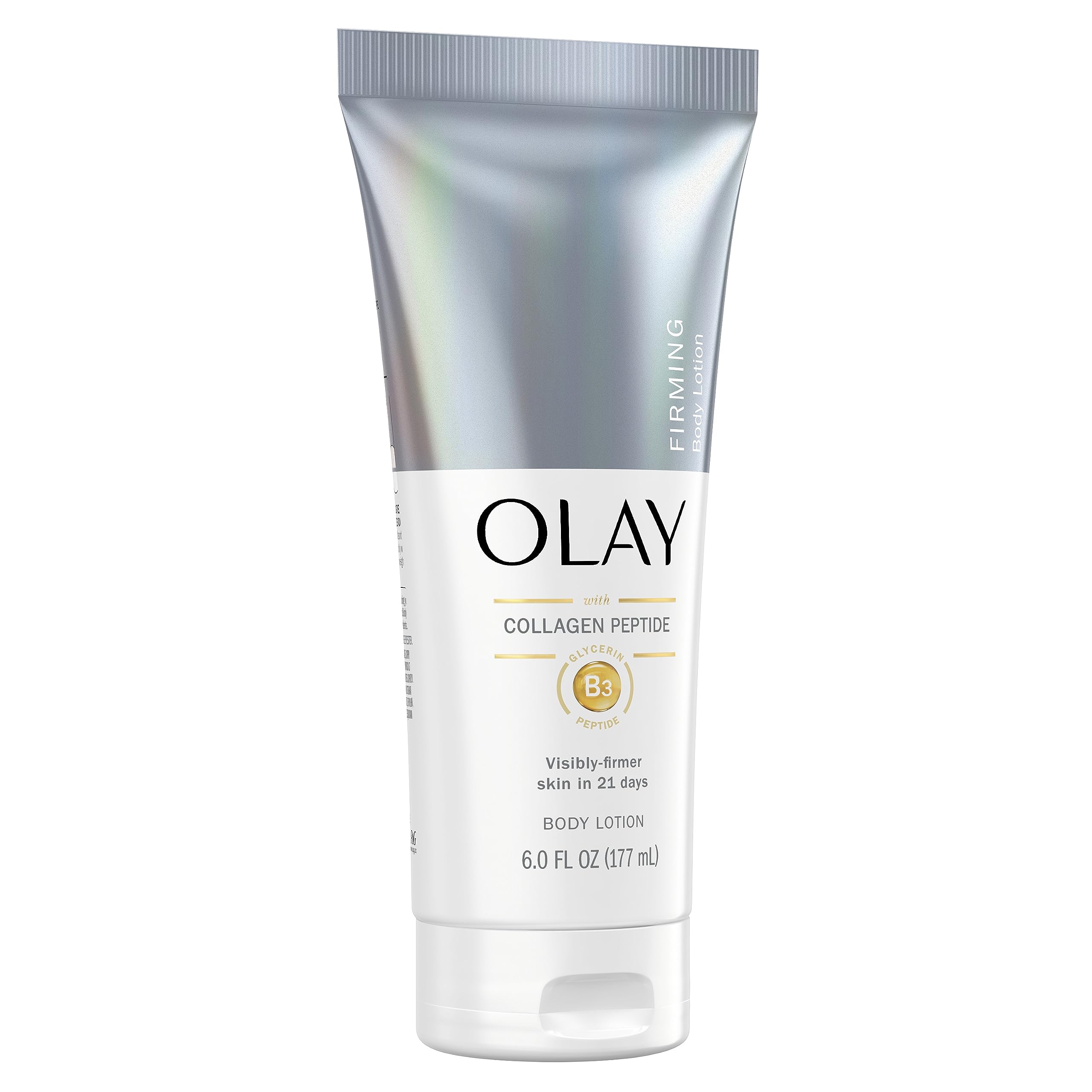 Olay Firming & Hydrating Hand and Body Lotion with Collagen, 6 fl oz Tube (Pack of 3)