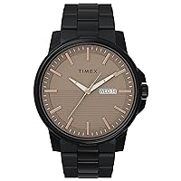 Timex Men's Stainless Steel Dress 45mm Watch