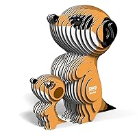 Eugy Meerkat 3D Puzzle, 40 Piece Eco-Friendly Educational Toy Puzzles for Boys, Girls & Kids Ages 6+