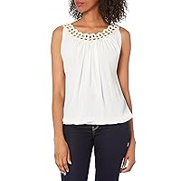 Ramy Brook Women's Daphne Embellished Boat Neck Top, Multi2, Small