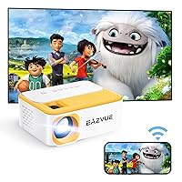 Mini Projector WiFi, EAZVUE A1 Portable Projector for iPhone, 2022 Upgrade 1080P Supported Projector for Outdoor Movies LED Pico Video Projector for Home Theater Movie Projector for iphone